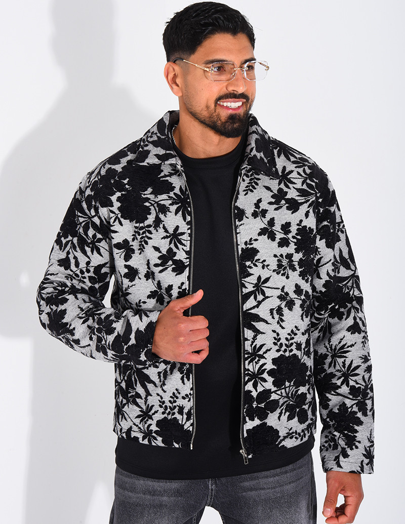 Veste à fleurs
