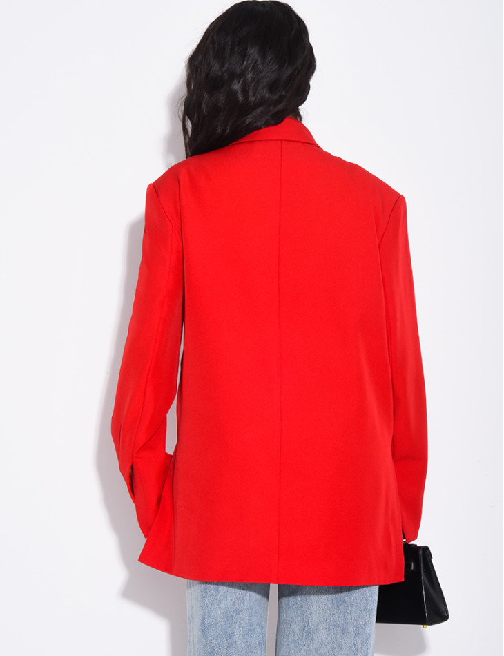Blazer oversize à fentes