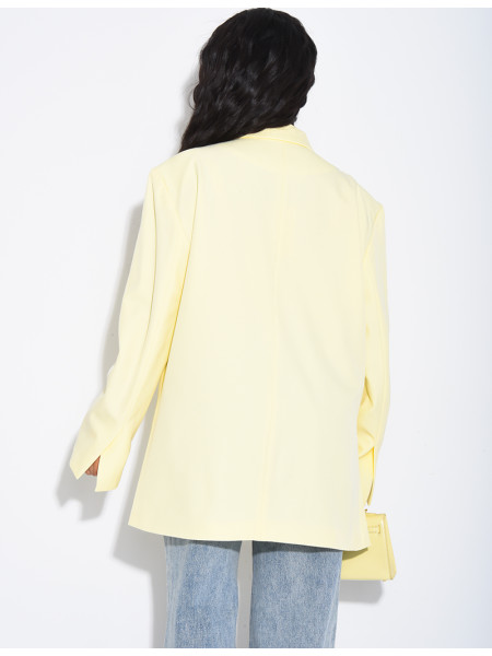 Blazer oversize à fentes