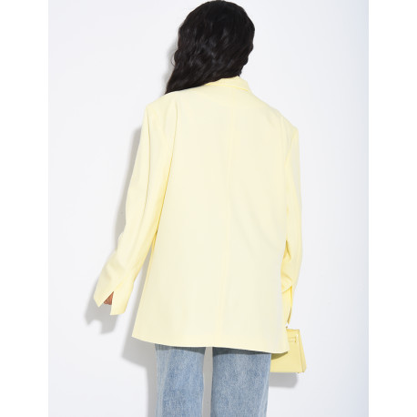 Blazer oversize à fentes