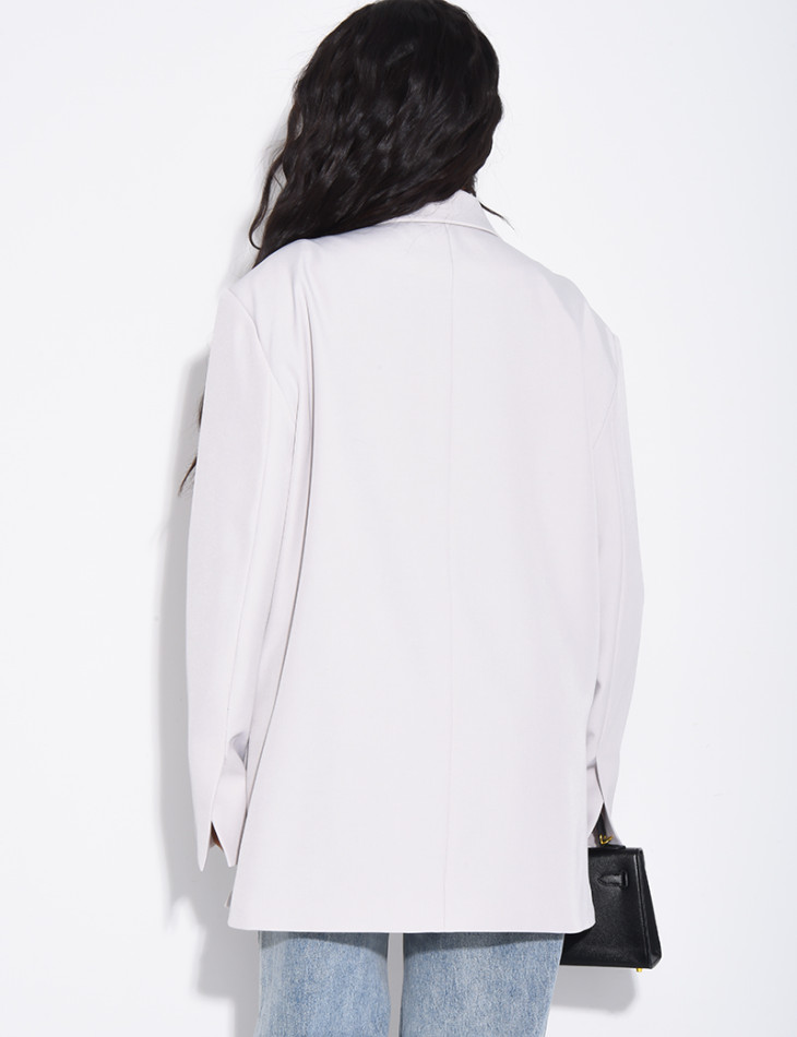 Blazer oversize à fentes