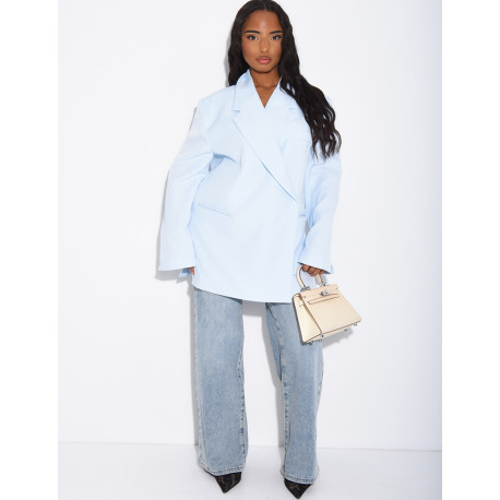 Oversized blazer with slits