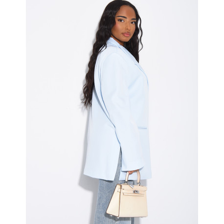 Oversized blazer with slits