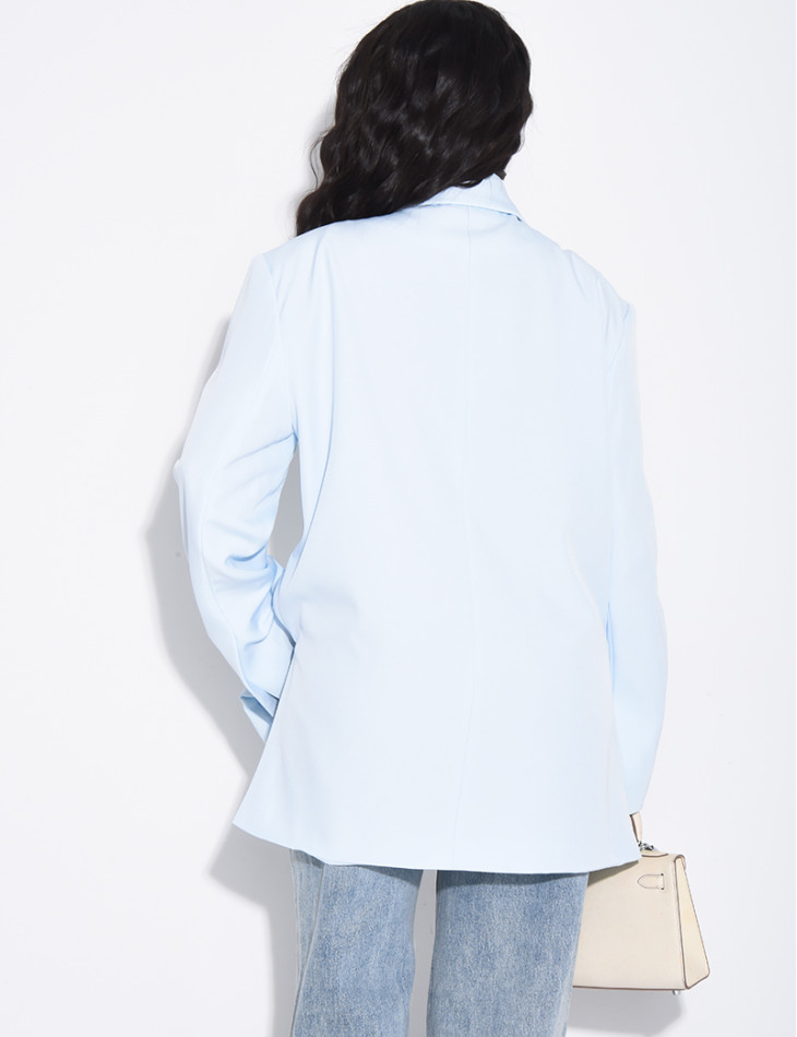 Oversized blazer with slits