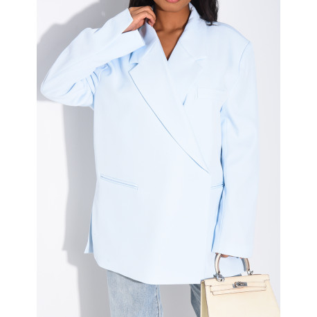 Oversized blazer with slits