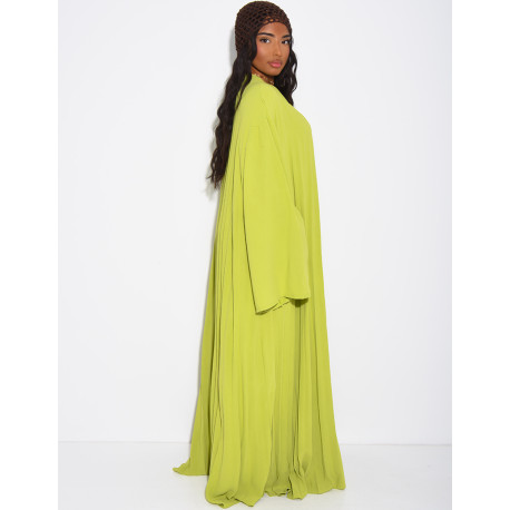 Robe longue & ample plissée