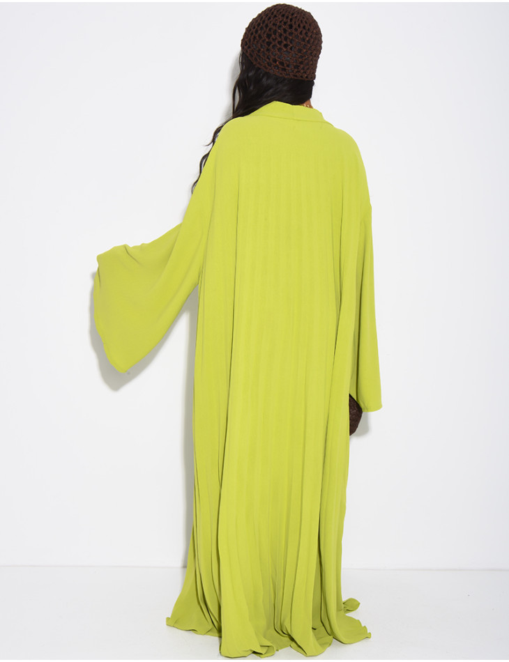 Robe longue & ample plissée