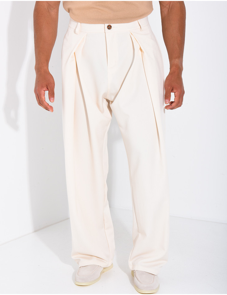 Pantalon coupe large