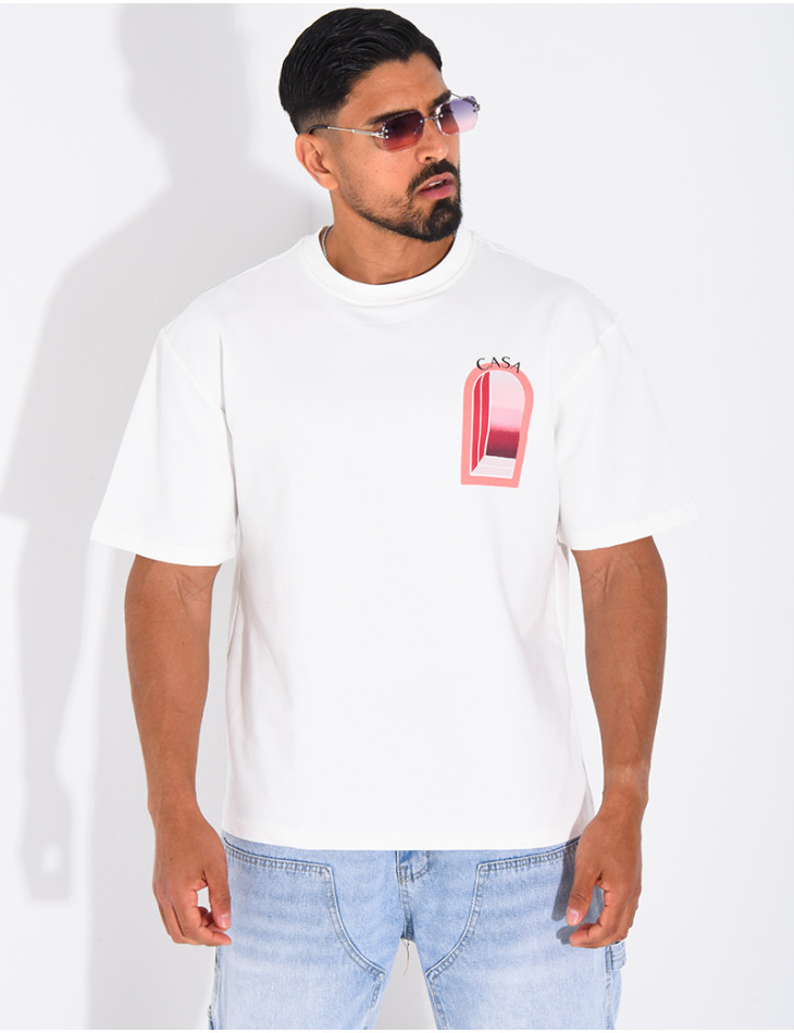 T-shirt "Casa" rouge