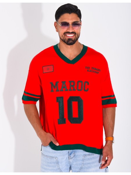 T-shirt côtelé "Maroc"