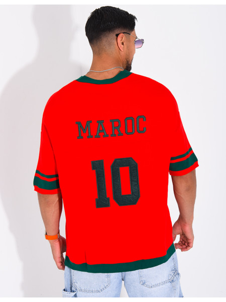 T-shirt côtelé "Maroc"