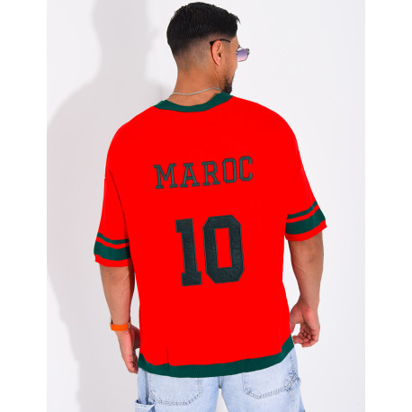 T-shirt côtelé "Maroc"