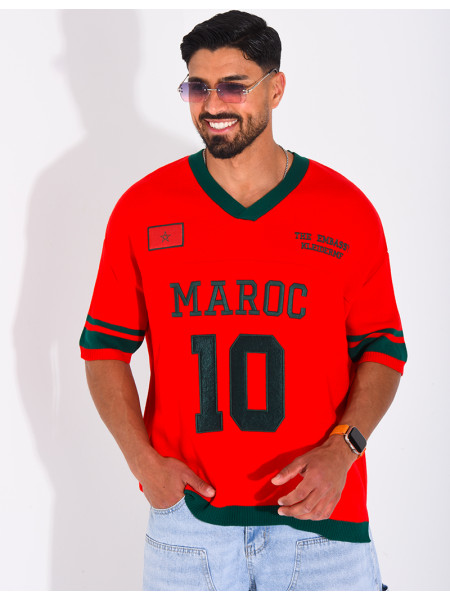 T-shirt côtelé "Maroc"