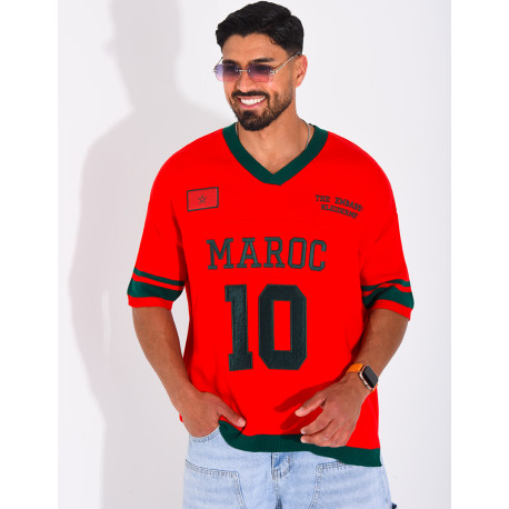 T-shirt côtelé "Maroc"