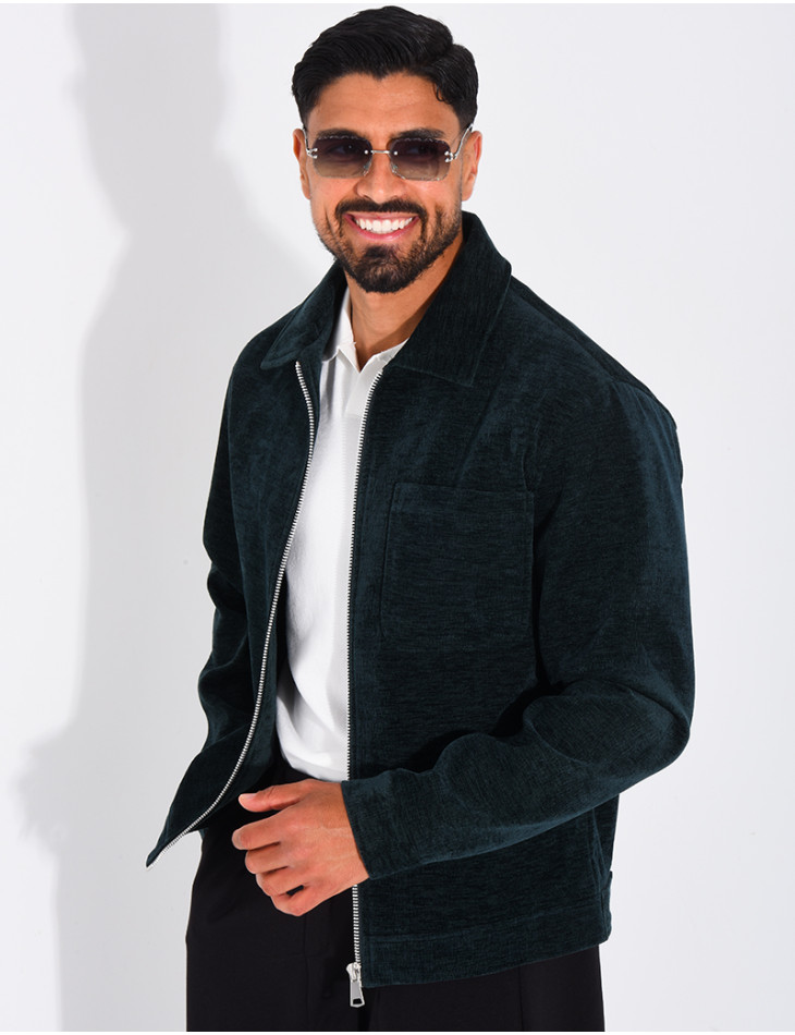 Veste fine en velours