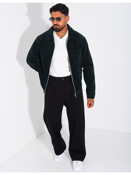 Veste fine en velours