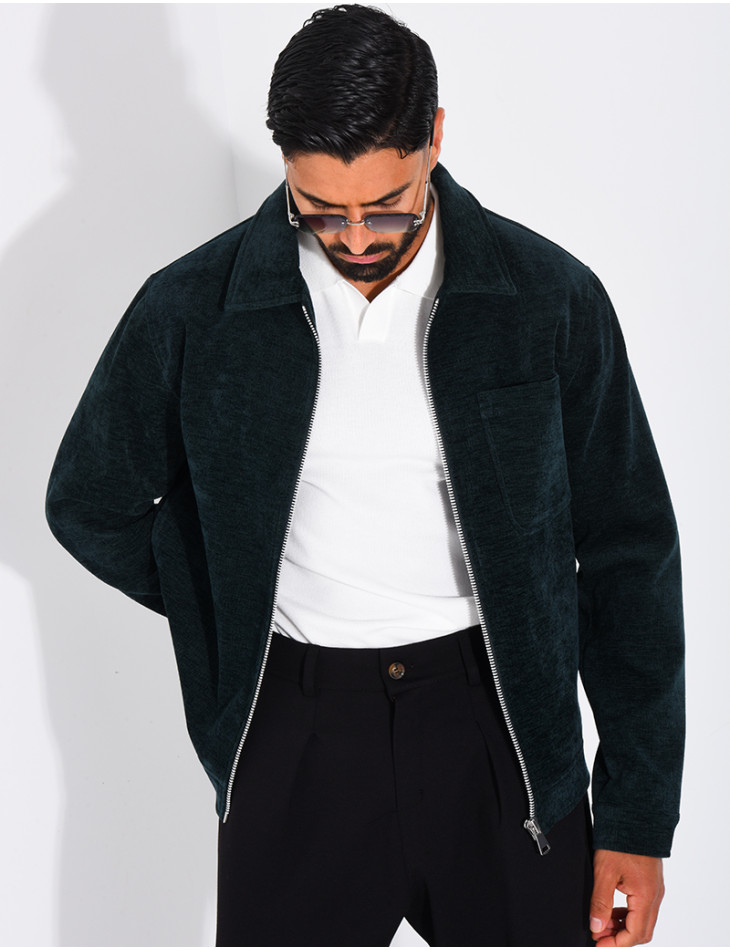 Veste fine en velours