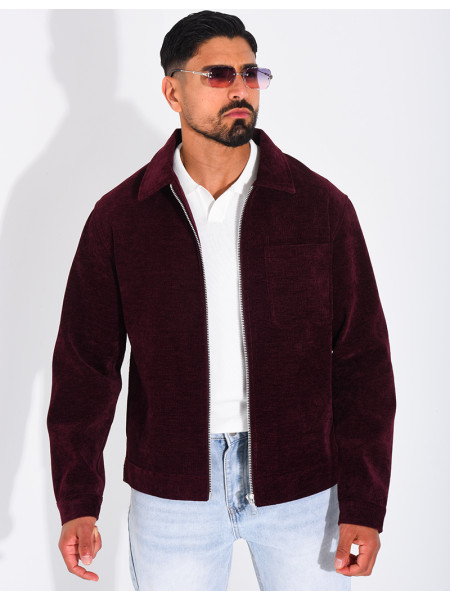 Veste fine en velours