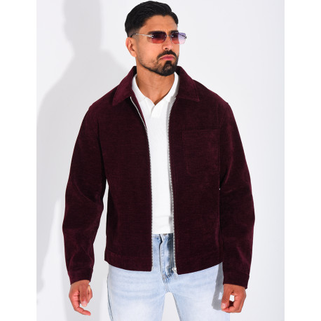 Veste fine en velours