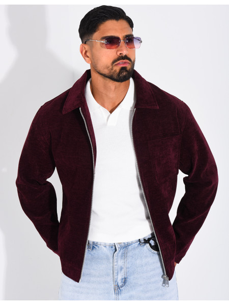 Veste fine en velours