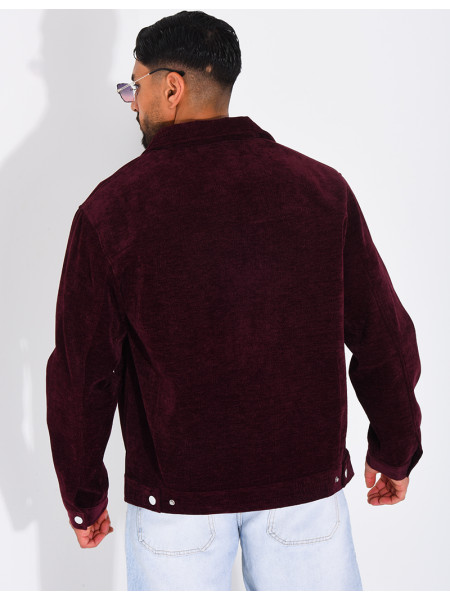 Veste fine en velours