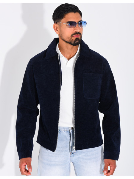 Veste fine en velours