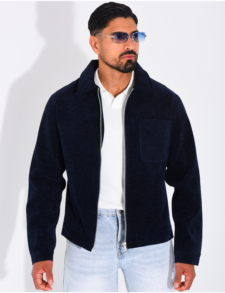Veste fine en velours