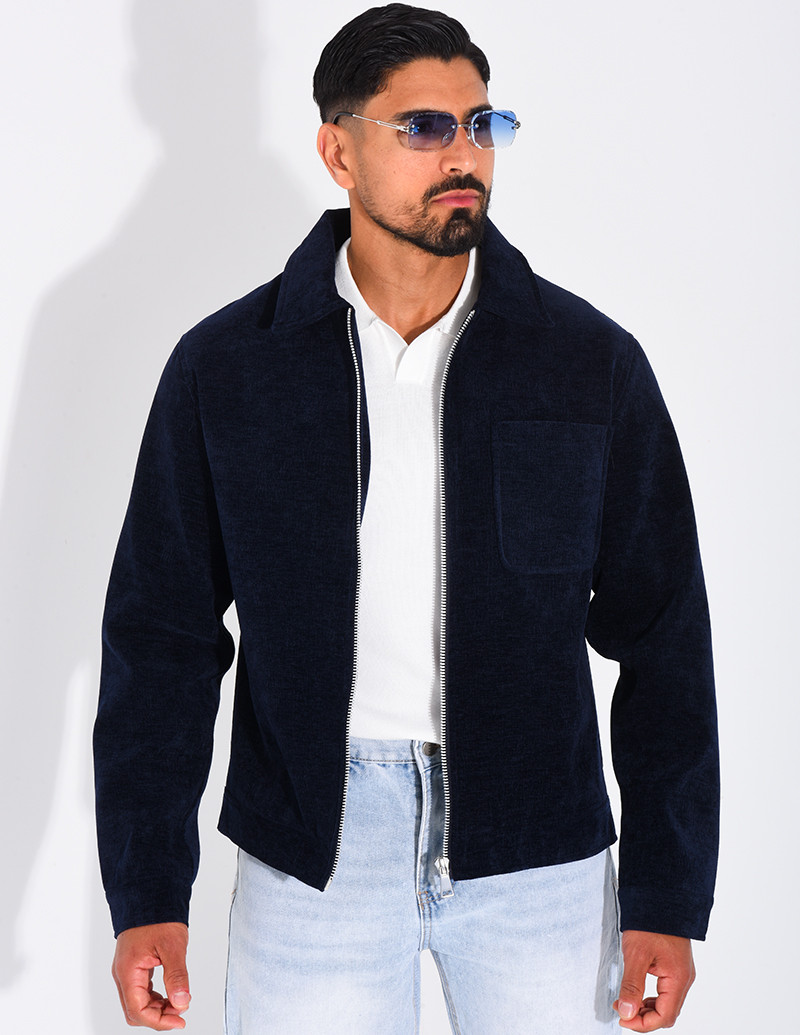 Veste fine en velours