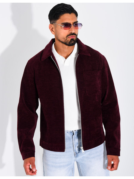 Veste fine en velours