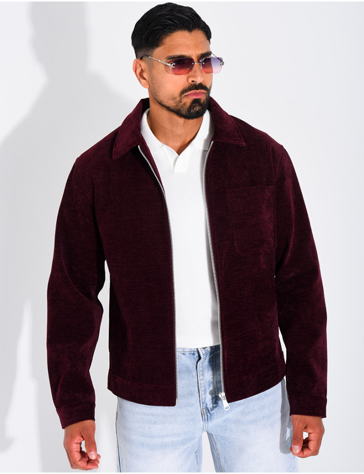 Veste fine en velours