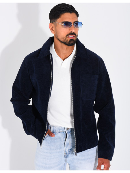 Veste fine en velours