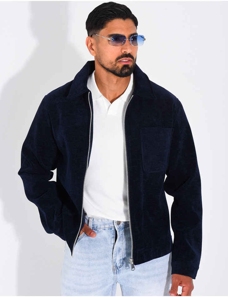 Veste fine en velours
