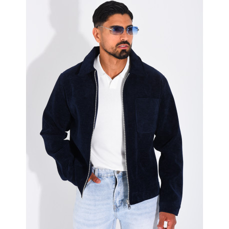 Veste fine en velours