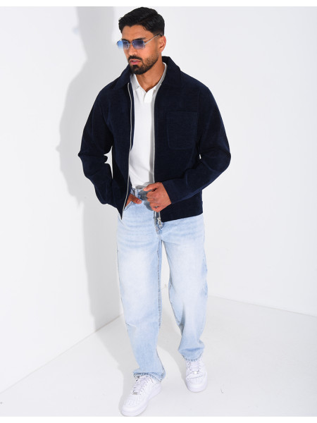 Veste fine en velours