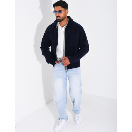 Veste fine en velours