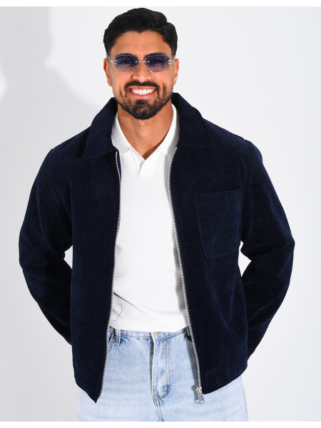 Veste fine en velours