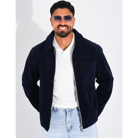 Veste fine en velours