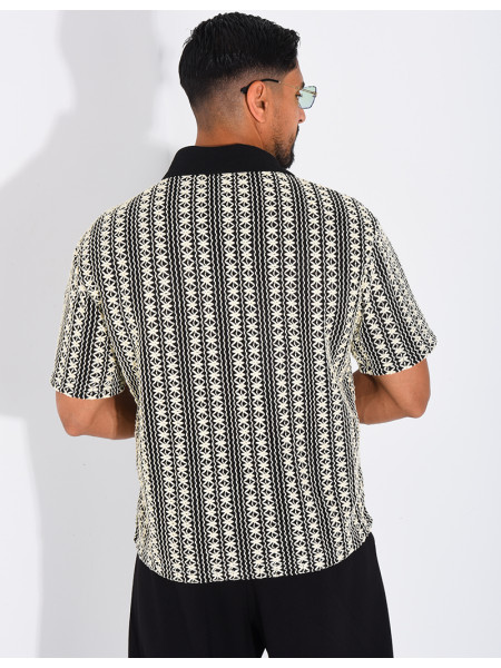Polo à motifs