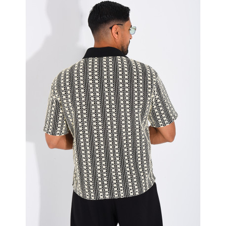 Polo à motifs