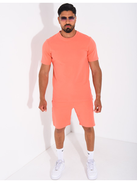 Ensemble uni short et t-shirt