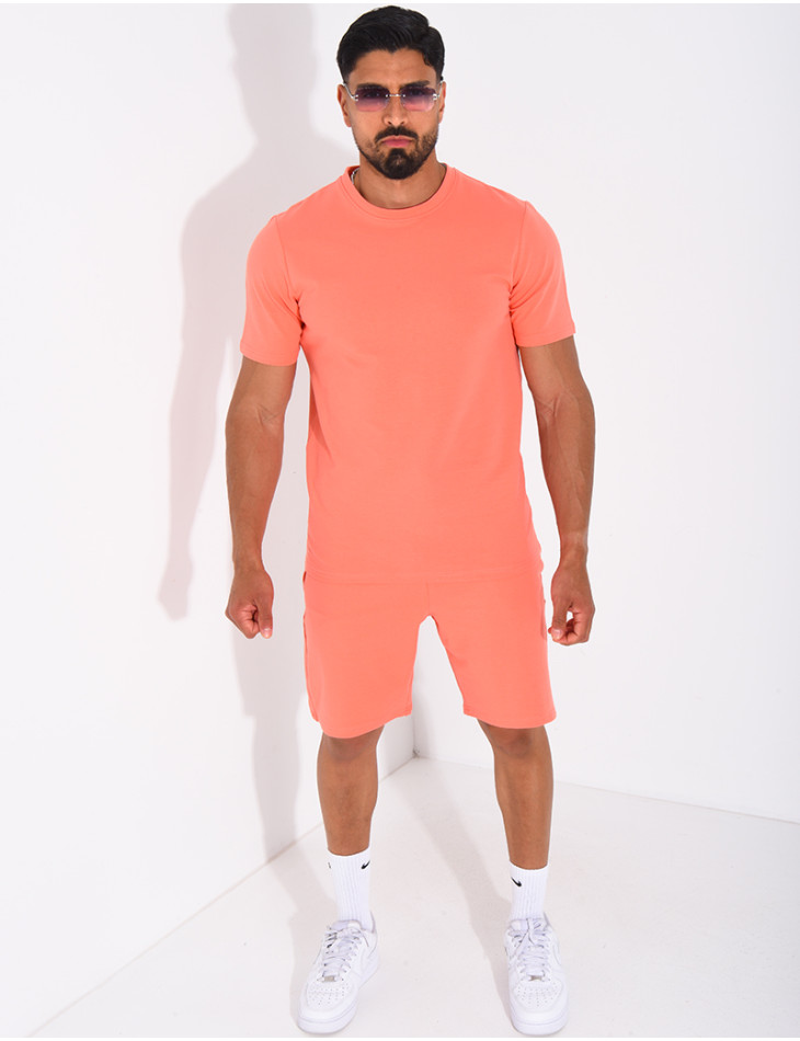 Ensemble uni short et t-shirt