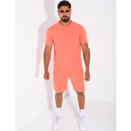 Ensemble uni short et t-shirt