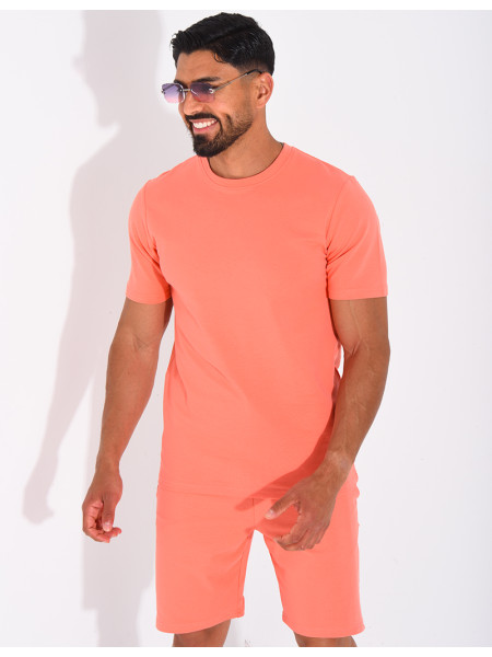 Ensemble uni short et t-shirt