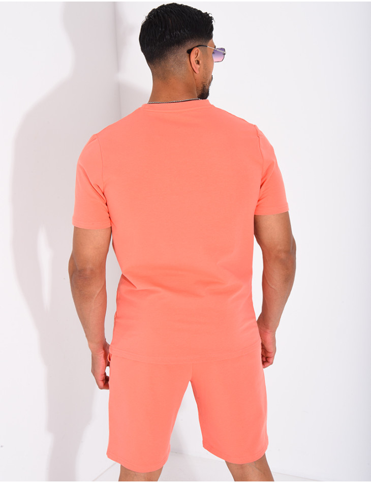 Ensemble uni short et t-shirt
