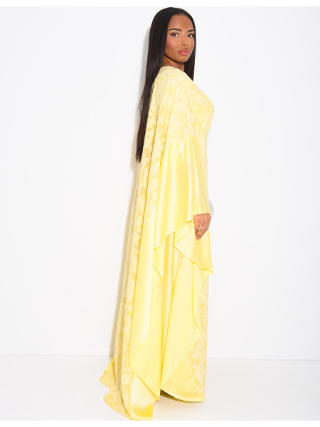 Set aus strukturiertem Schmetterlingskleid und Unterkleid