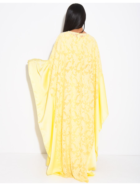 Set aus strukturiertem Schmetterlingskleid und Unterkleid
