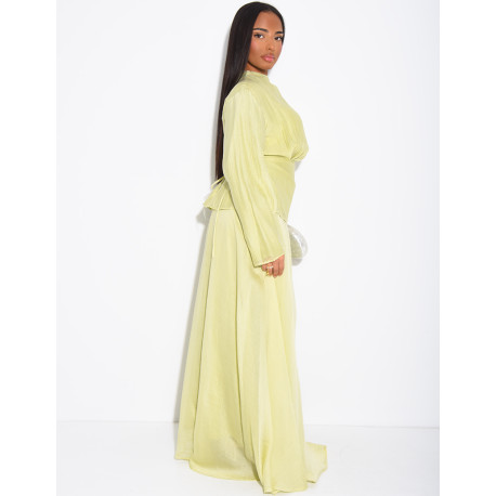Set aus Rock und Bluse aus gefüttertem Voile