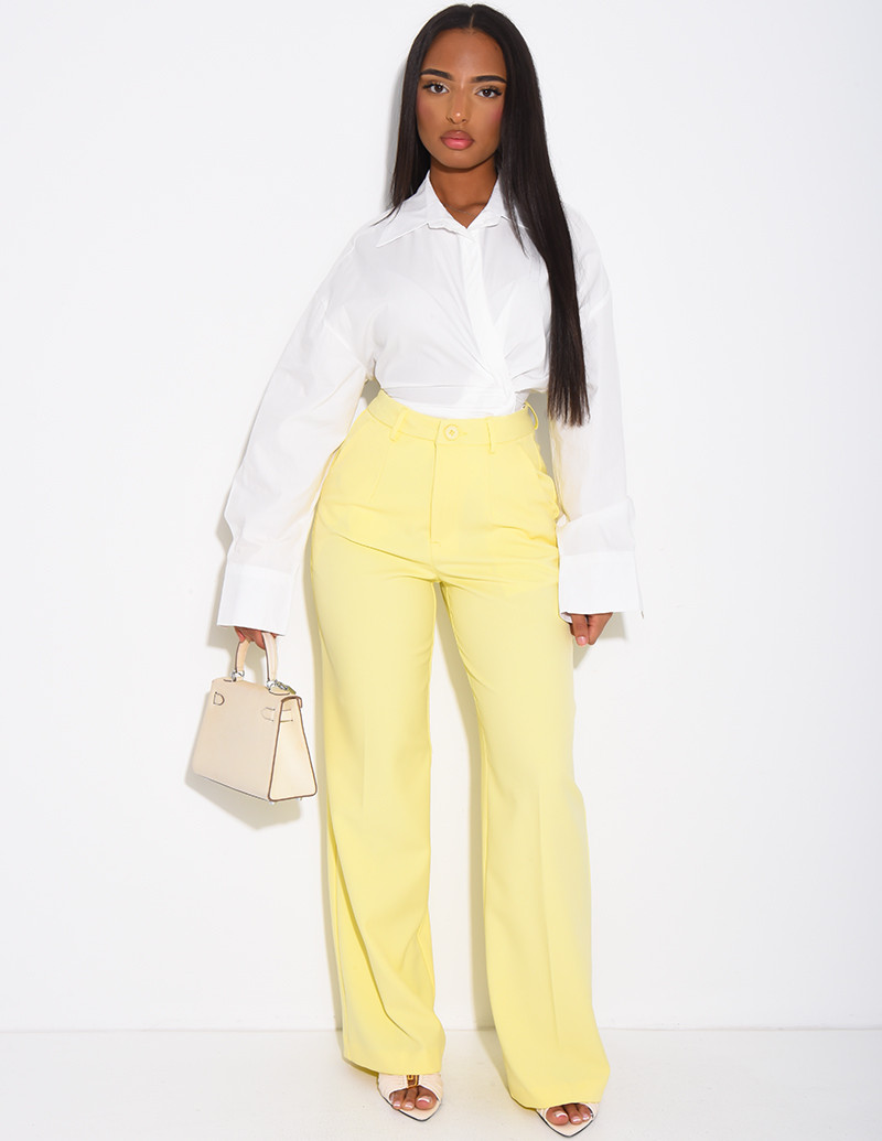 Pantalon de tailleur coupe...
