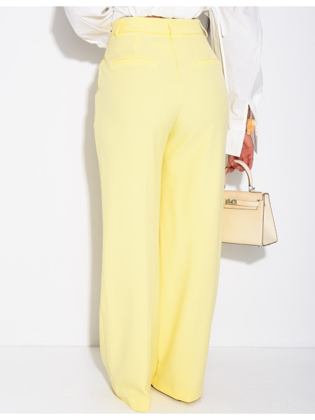 Pantalon de tailleur coupe droite