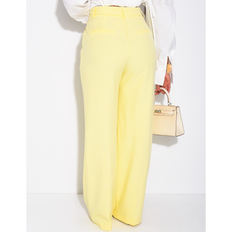Pantalon de tailleur coupe droite